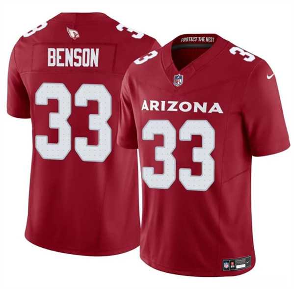 Men & Women & Youth Arizona Cardinals #33 Trey Benson Red 2024 F.U.S.E. Vapor Untouchable Limited Stitched Jersey